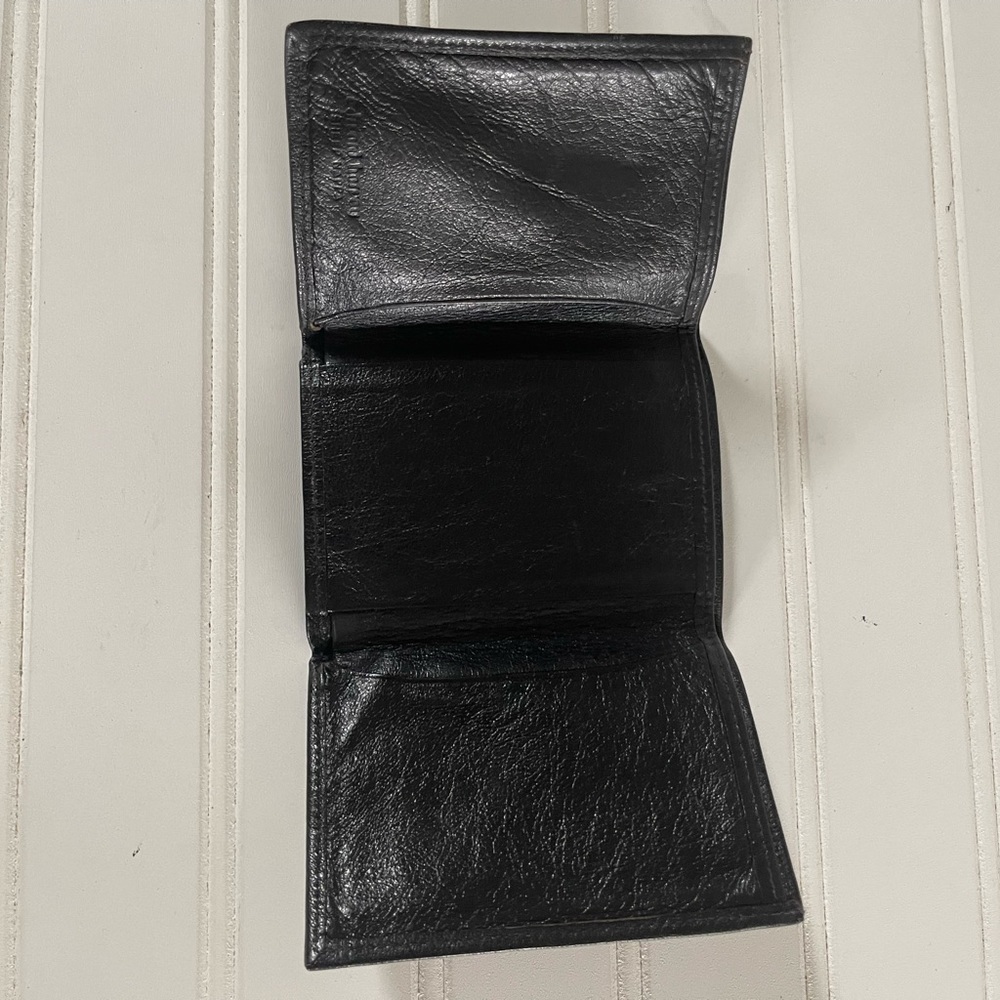 Edward Harvey Mens Sheep Nappa Leather Tri-Fold Wallet Billfold